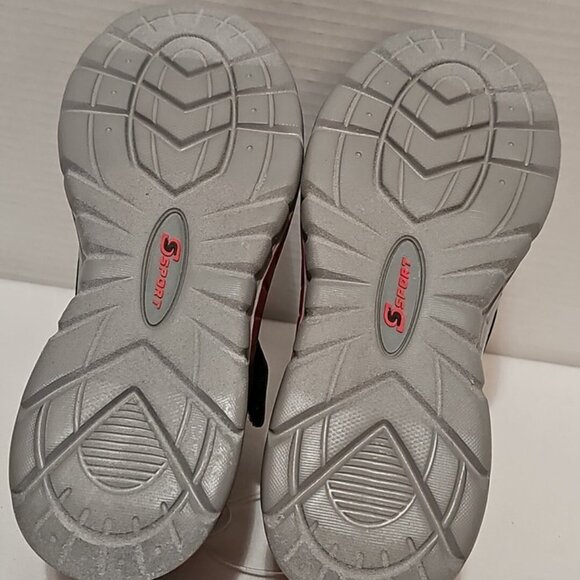 S Sport by Skechers BOYs Sneakers Stretch-Laced Memory Foam, KLAE/Red/Black~6 - Picture 7 of 11